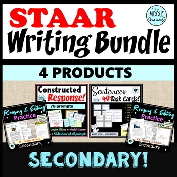 Preview of STAAR Writing Bundle - Secondary - Test Prep