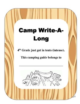 Preview of STAAR Writing- Camp Write-A-Long Student Booklet