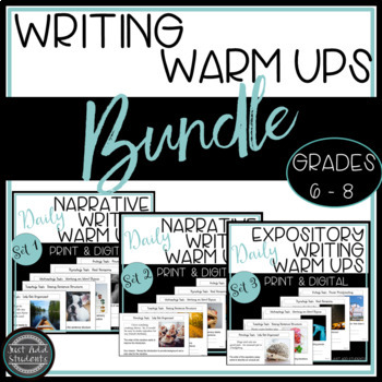 Preview of Daily Editing Writing Warm Ups Bell Ringer Activities Bundle