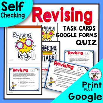 Preview of Revising Practice Task Cards