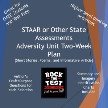 Preview of STAAR or Other State Assessment 10-Day Adversity Unit