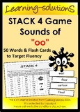 STACK 4 Game - Sounds of 'oo' - PHONICS/PHONEMIC DEVELOPME