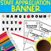 STAFF APPRECIATION BANNER | Staff Morale | Teacher Appreciation