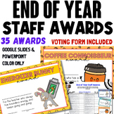 STAFF AWARDS, END OF THE YEAR AWARDS TEACHER AWARDS