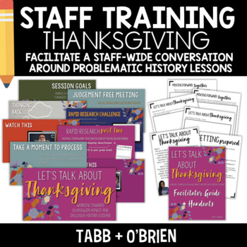 Preview of STAFF Training for HONEST History Lessons: Thanksgiving