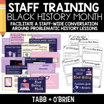 Preview of STAFF Training for Honest History Lessons: Black History Month