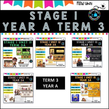 Preview of STAGE 1, TERM 3A NSW DET UNITS OF WORK- COMPLETE BUNDLE