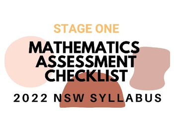 Preview of STAGE ONE MATH ASSESSMENT CHECKLIST l 2022 NSW SYLLABUS