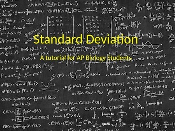 Preview of STANDARD DEVIATION for DUMMIES POWERPOINT