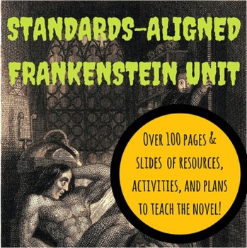 Preview of STANDARDS-ALIGNED FRANKENSTEIN UNIT