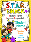 Editable STAR Binder Cover | Communication Take Home Folder Cover