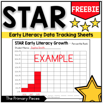Preview of STAR Early Literacy Data Tracking Sheets FREEBIE