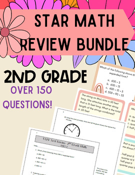 Preview of STAR MATH REVIEW- 2nd Grade Math Bundle