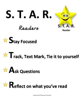Preview of S.T.A.R. Readers Poster