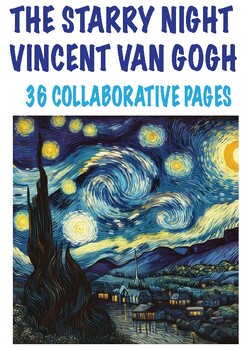 Preview of STARRY NIGHT by Vincent van Gogh 36 collaborative pages