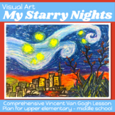 STARRY NIGHT or MATARIKI Art project with VIDEO GUIDED les