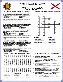 Preview of STATE FACT SHEET - WORKBOOK