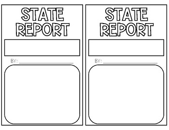 Preview of STATE REPORT BOOK