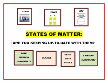 Preview of STATES OF MATTER: A POSTER FOR YOUR CLASSROOM OR SCIENCE LAB