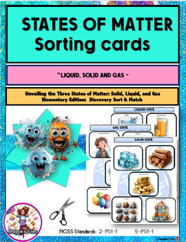 Preview of STATES OF MATTER SORTING CARDS