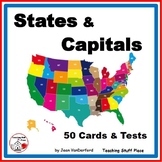 STATES and CAPITALS 150 Task Cards ... Early Finishers + T