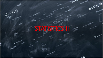Preview of STATISTICS II