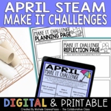 STEAM Activities | April Make It Challenges | Distance Learning