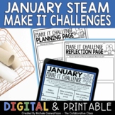 STEAM Activities | January Make It Challenges | Distance Learning