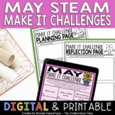 STEAM Activities | May Make It Challenges | Distance Learning