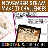 STEAM Activities | November Make It Challenges | Distance 