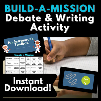 Preview of STEAM Activity Astronaut Gamified Speaking Debate Writing Practice