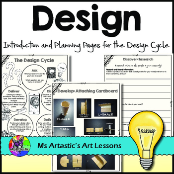 Preview of STEAM: Applied Design Cycle, Planning Worksheets For Projects
