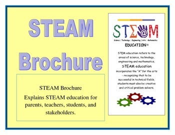 Preview of **STEAM Brochure** Great for parents, teachers, and students!