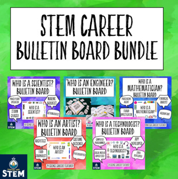 Preview of STEAM Career Bulletin Board Bundle