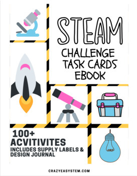 Preview of STEAM/STEM Challenges (for ALL YEAR!)