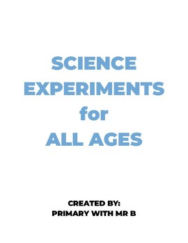 Preview of STEAM Club - 9 LOW PREP Science Experiments for All Ages