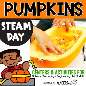 Preview of STEAM Day Centers and Activities  | Pumpkin Theme | STEM