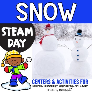 Preview of STEAM Day Centers and Activities  | Snow Theme | STEM