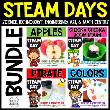 Preview of STEAM Days BUNDLE 1 | Themed STEM Activities and Centers