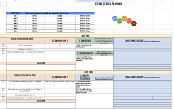 STEAM Design Daily Planner by Colleen Peltier | TPT