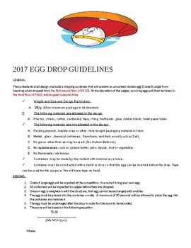 Preview of STEAM Fair Egg Drop