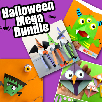 Preview of STEAM Halloween Crafts & Activities - 10 Creative Ideas MEGA BUNDLE
