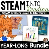 STEAM Into Reading Bundle | 10 Book Based STEM Challenges 