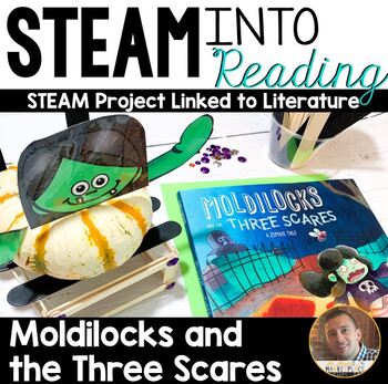 Preview of Halloween STEAM into Reading Project - Moldilocks and the Three Scares Activity