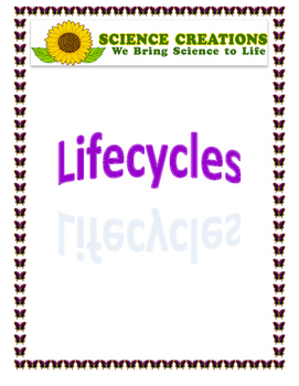 Preview of S.T.E.A.M LIFE CYCLES 5 WEEK ACTIVITIES
