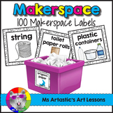 STEAM Makerspace: 100 Labels for STEM Organization