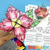 STEAM Mother's Day Cootie Catcher Flower - 3d Flower Craft