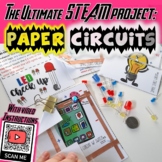 STEAM Project - Pre-made Paper circuit Design Cards with V