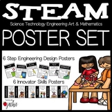 STEAM (STEM) Poster Set: Engineering Process & Innovator 2