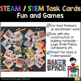 STEAM / STEM Task Cards: Fun and Games